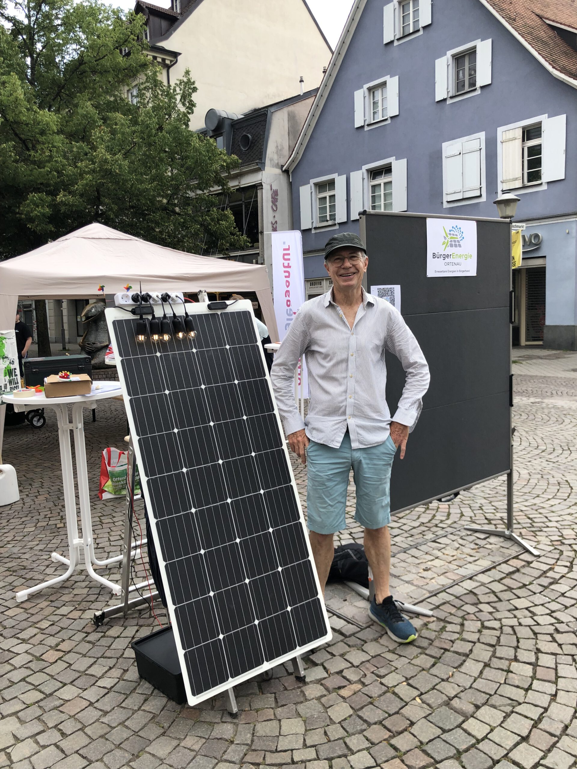 Bürger Energie Ortenau eG, Klimamobil in Offenburg, Markus Schrimpf