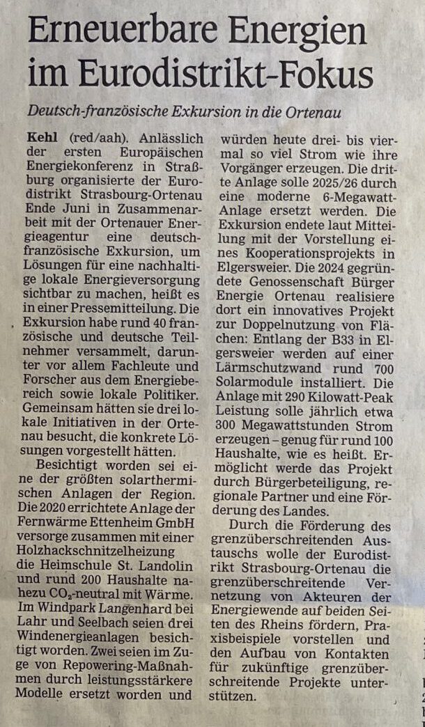 Besuch internationaler Exkursion