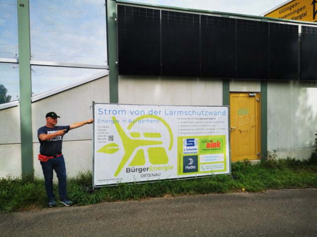 Strom von der Lärmschutzwand