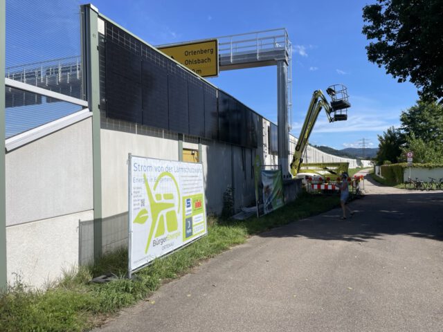Obere Reihe Module installiert